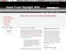 Tablet Screenshot of gfd.wikidot.com