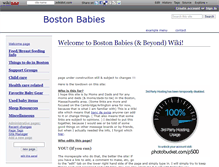 Tablet Screenshot of bostonbabies.wikidot.com