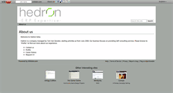 Desktop Screenshot of hedron-erp.wikidot.com