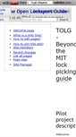 Mobile Screenshot of lockpickernetwork.wikidot.com
