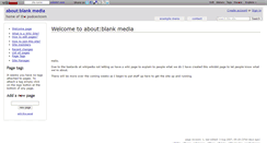 Desktop Screenshot of aboutblankmedia.wikidot.com