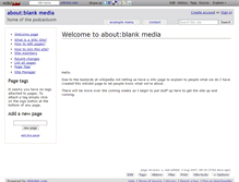 Tablet Screenshot of aboutblankmedia.wikidot.com