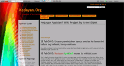 Desktop Screenshot of kedayan.wikidot.com