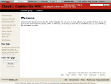 Tablet Screenshot of chaotic-comwiki.wikidot.com