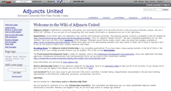 Desktop Screenshot of adjunctsunited.wikidot.com