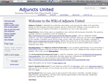 Tablet Screenshot of adjunctsunited.wikidot.com