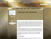 Tablet Screenshot of beastcraft.wikidot.com