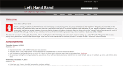 Desktop Screenshot of lefthandband.wikidot.com