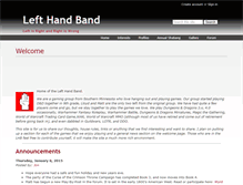 Tablet Screenshot of lefthandband.wikidot.com