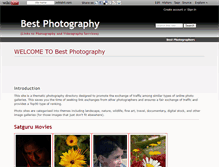 Tablet Screenshot of bestphotography.wikidot.com