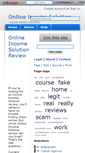 Mobile Screenshot of online-income-solution.wikidot.com