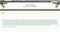 Desktop Screenshot of cindygoldfield.wikidot.com