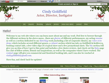 Tablet Screenshot of cindygoldfield.wikidot.com