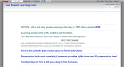 Desktop Screenshot of jobsearchlearninglabs.wikidot.com