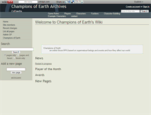 Tablet Screenshot of championsofearth.wikidot.com