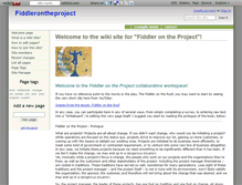 Tablet Screenshot of fiddlerontheproject.wikidot.com