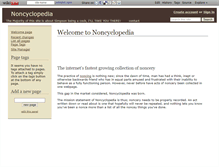 Tablet Screenshot of noncyclopedia.wikidot.com