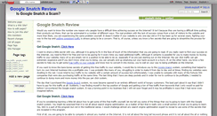 Desktop Screenshot of googlesnatchreview.wikidot.com