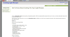 Desktop Screenshot of cooking-light-recipes.wikidot.com