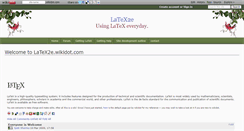 Desktop Screenshot of latex2e.wikidot.com