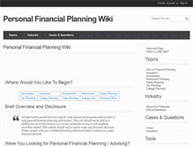 Tablet Screenshot of financialplanning.wikidot.com