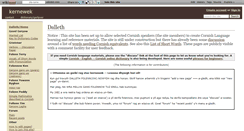 Desktop Screenshot of kernewek.wikidot.com