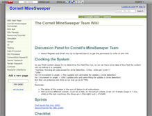 Tablet Screenshot of minesweeper.wikidot.com