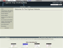 Tablet Screenshot of cigarest.wikidot.com