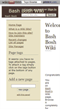 Mobile Screenshot of bashbosh.wikidot.com