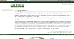 Desktop Screenshot of cheapipadebooks.wikidot.com