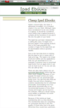 Mobile Screenshot of cheapipadebooks.wikidot.com