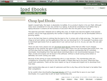 Tablet Screenshot of cheapipadebooks.wikidot.com