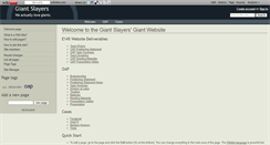 Desktop Screenshot of giant-slayers.wikidot.com
