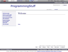 Tablet Screenshot of programmingstuff.wikidot.com