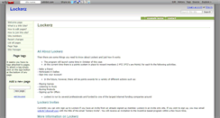 Desktop Screenshot of lockerz.wikidot.com