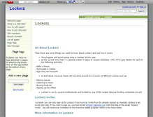 Tablet Screenshot of lockerz.wikidot.com
