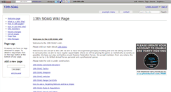 Desktop Screenshot of 13th-soag.wikidot.com