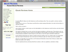 Tablet Screenshot of ebook-reviews.wikidot.com