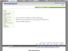 Tablet Screenshot of geologirapport.wikidot.com