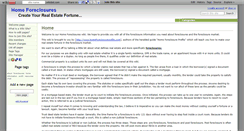 Desktop Screenshot of homeforeclosures.wikidot.com