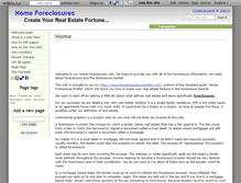 Tablet Screenshot of homeforeclosures.wikidot.com