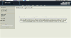 Desktop Screenshot of lightzone.wikidot.com