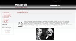 Desktop Screenshot of marxpedia.wikidot.com