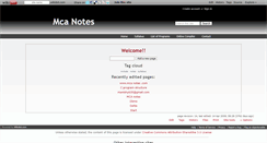 Desktop Screenshot of mcanotes.wikidot.com