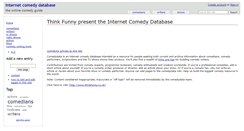 Desktop Screenshot of comedydata.wikidot.com