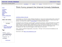 Tablet Screenshot of comedydata.wikidot.com
