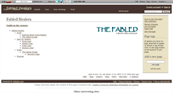 Desktop Screenshot of fabledhealer.wikidot.com