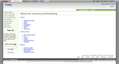 Desktop Screenshot of felini.wikidot.com