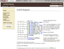 Tablet Screenshot of latexniques.wikidot.com
