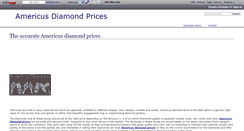 Desktop Screenshot of americusdiamondprices.wikidot.com